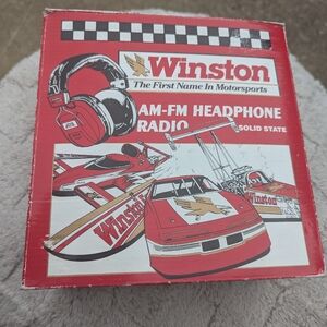 Vintage Rare NEW Winston AM-FM Headphone Radio